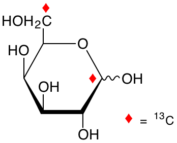 structure of D-[1,6-13C2]galactose