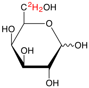 structure of D-[6,6'-2H2]galactose