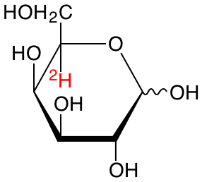 structure of D-[5-2H]galactose