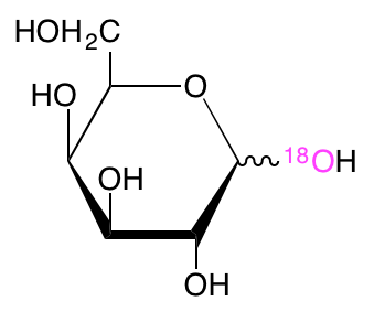 structure of D-[1-18O]galactose