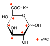structure of D-[UL-13C6]galacturonic acid