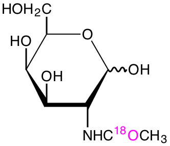 structure of N-[18O]acetyl-D-galactosamine