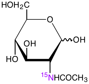 structure of N-acetyl-D-[15N]glucosamine