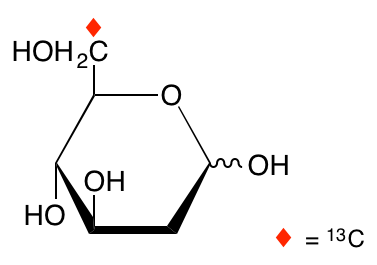 structure of 2-deoxy-D-[6-13C]glucose