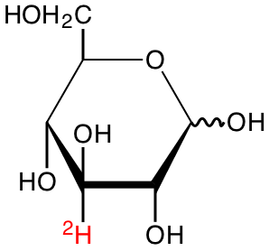 structure of D-[3-2H]glucose