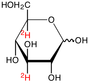 structure of D-[3,5-2H2]glucose