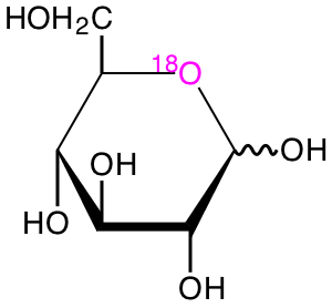 structure of D-[5-18O]glucose