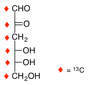 structure of 3-deoxy-D-[UL-13C6]glucosone
