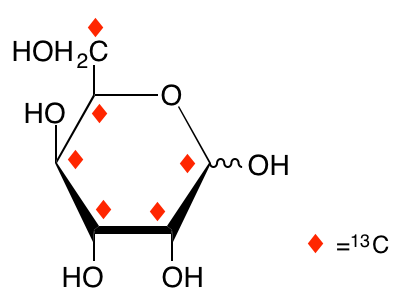 structure of D-[UL-13C6]gulose