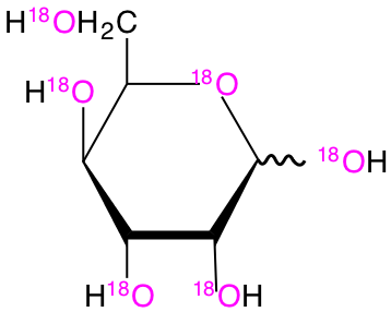 structure of D-[UL-18O6]gulose