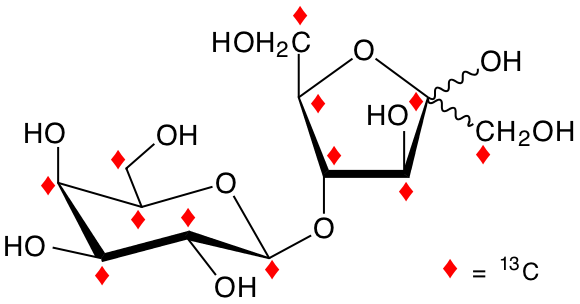 structure of [UL-13C12]lactulose