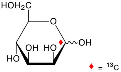 structure of D-[1-13C]mannose