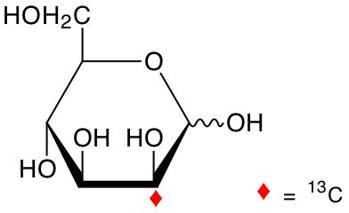 structure of D-[2-13C]mannose