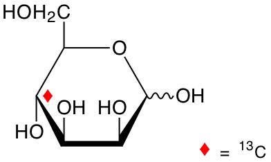 structure of D-[4-13C]mannose