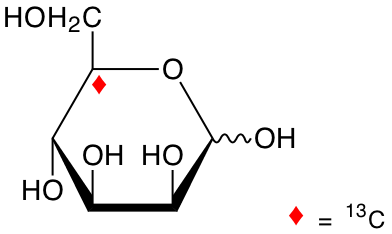 structure of D-[5-13C]mannose