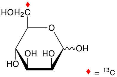 structure of D-[6-13C]mannose