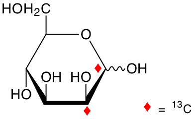 structure of D-[1,2-13C2]mannose