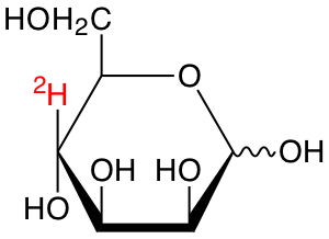 structure of D-[4-2H]mannose