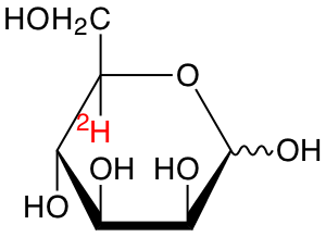 structure of D-[5-2H]mannose