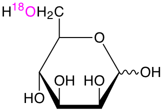 structure of D-[6-18O]mannose