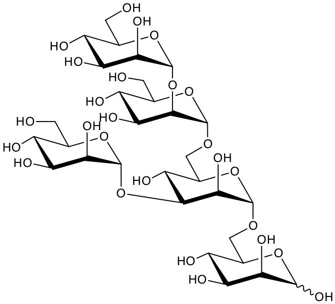 structure of Man(a2)Man(a6)[Man(a3)]Man(a6)Man