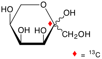 structure of L-[1-13C]psicose