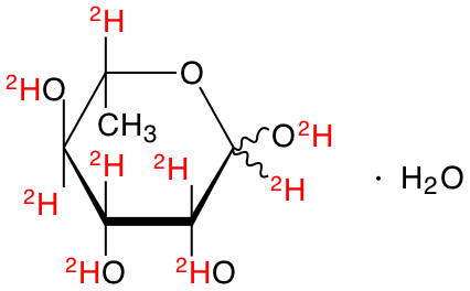 structure of L-[UL-2H9]rhamnose monohydrate