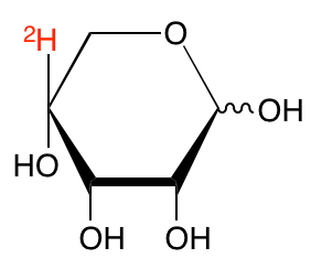 structure of D-[4-2H]ribose