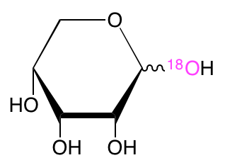 structure of D-[1-18O]ribose