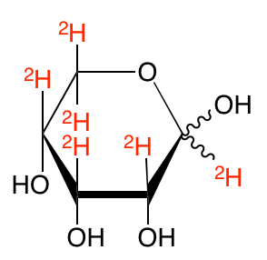 structure of D-[UL-2H6]ribose