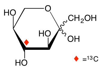 structure of L-[4-13C]sorbose