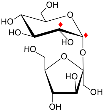 structure of [1,2-13C2glc]sucrose