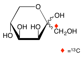 structure of D-[1-13C]tagatose