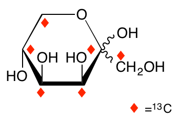 structure of D-[UL-13C6]tagatose