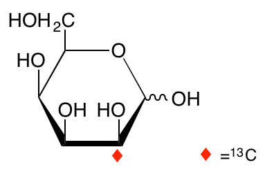 structure of D-[2-13C]talose