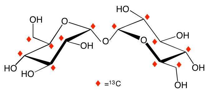 structure of alpha,alpha-[UL-13C12]trehalose