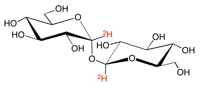 structure of alpha,beta-[1,1'-2H2]trehalose