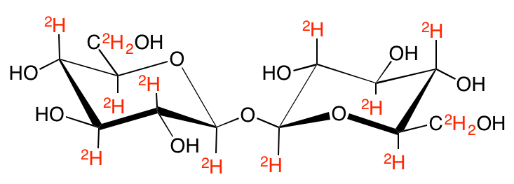 structure of beta,beta-[UL-2H14]trehalose
