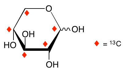 structure of D-[UL-13C5]xylose