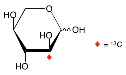 structure of L-[2-13C]xylose