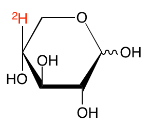 structure of D-[4-2H]xylose