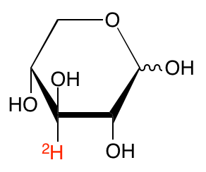 structure of D-[3-2H]xylose
